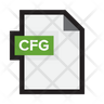free cfg document icons
