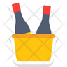 icons for champagne bucket