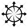 radial pattern emoji