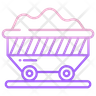 free charcoal cart icons