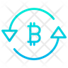 icons of bitcoin change
