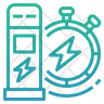 battery charge time icon