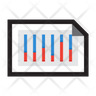chart full stacked bar icon png