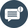 chat notify icon svg