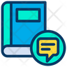 chat book icon