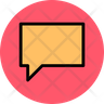 chat reply icon