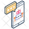 robot charging icons