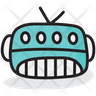 robot talk icon png