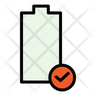 check battery icon png