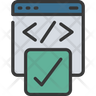 icon for check code