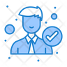 verified employee icon download