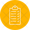 icons for document checklist