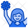 icon for cheerleader
