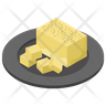 cheese block icon svg