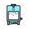 cheese production icon
