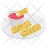 icons for fried rolls