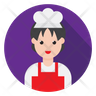 icon for female chef