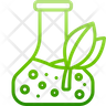 test tube plant icon png