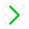 chevron right arrow emoji