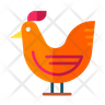 chicken farm icon svg