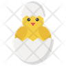 icon chicken hatching