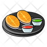 icons for chicken steak