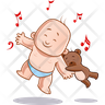 baby sling icon svg