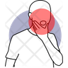 face pain icon svg