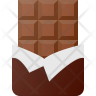 icon chocolate bar