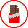 icons for chocolate bar