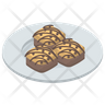 free chocolate cookie icons