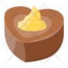 icon chocolate heart