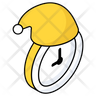 icon for christmas clock