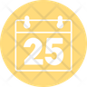 25 december icon png