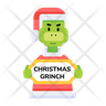 free christmas grinch icons
