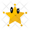 icon hanging star