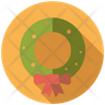 christmas wreath icon png