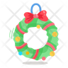icon for christmas wreath
