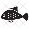 chromis fish icon svg