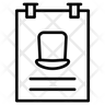 circus banner icon svg