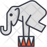 icon for circus elephant