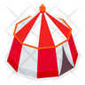 circus tent icon svg