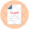 icons for claim report
