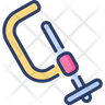 clamp clip symbol