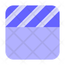 icon for clapperboard
