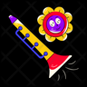 woodwind instrument icon svg