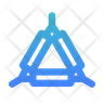 icon clay triangle