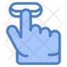 click gesture logo