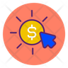 icon for money click