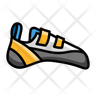 climbing shoe icon download